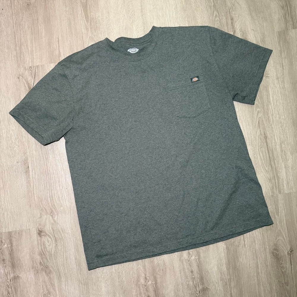 Dickies cotton green basic 2000's pocket tee